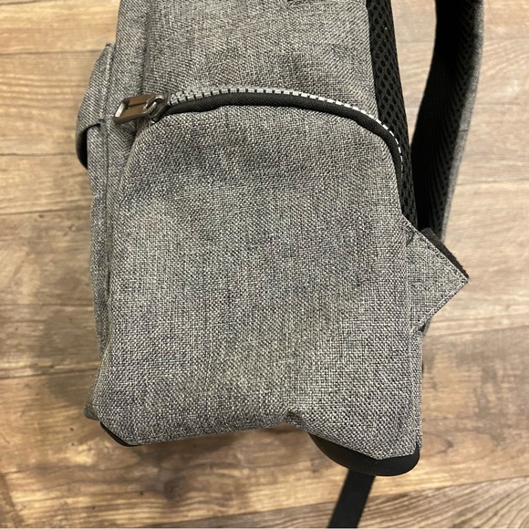 Unisex Grey Backpack - Picture 3 of 9